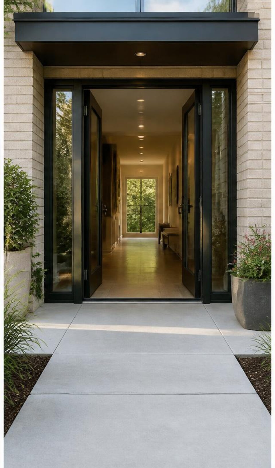 Step-free entrance with a wide, welcoming doorway